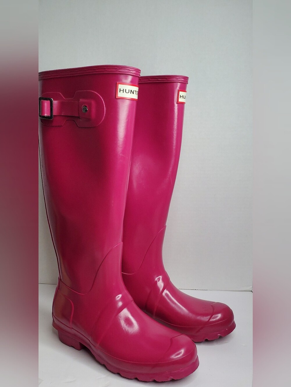 HUNTER Rain Boots EXCELLENT NEW Condition Pink Size 6